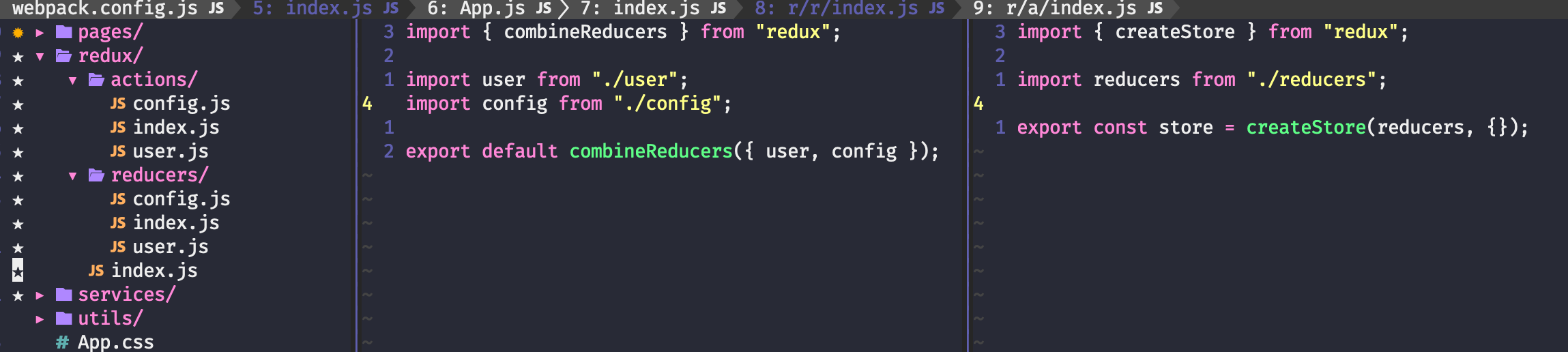 redux global reducers