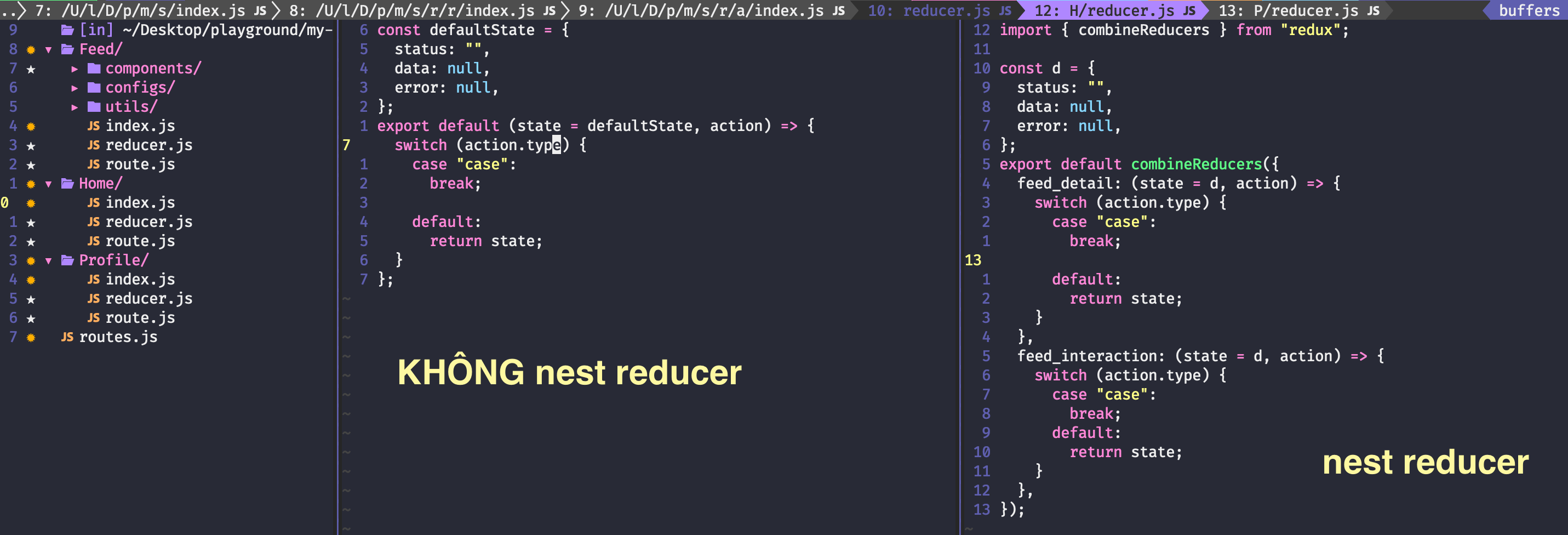 nest reducer